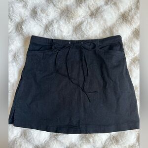 Vintage Y2K Exact Change Black Mini Skirt- Size Medium
